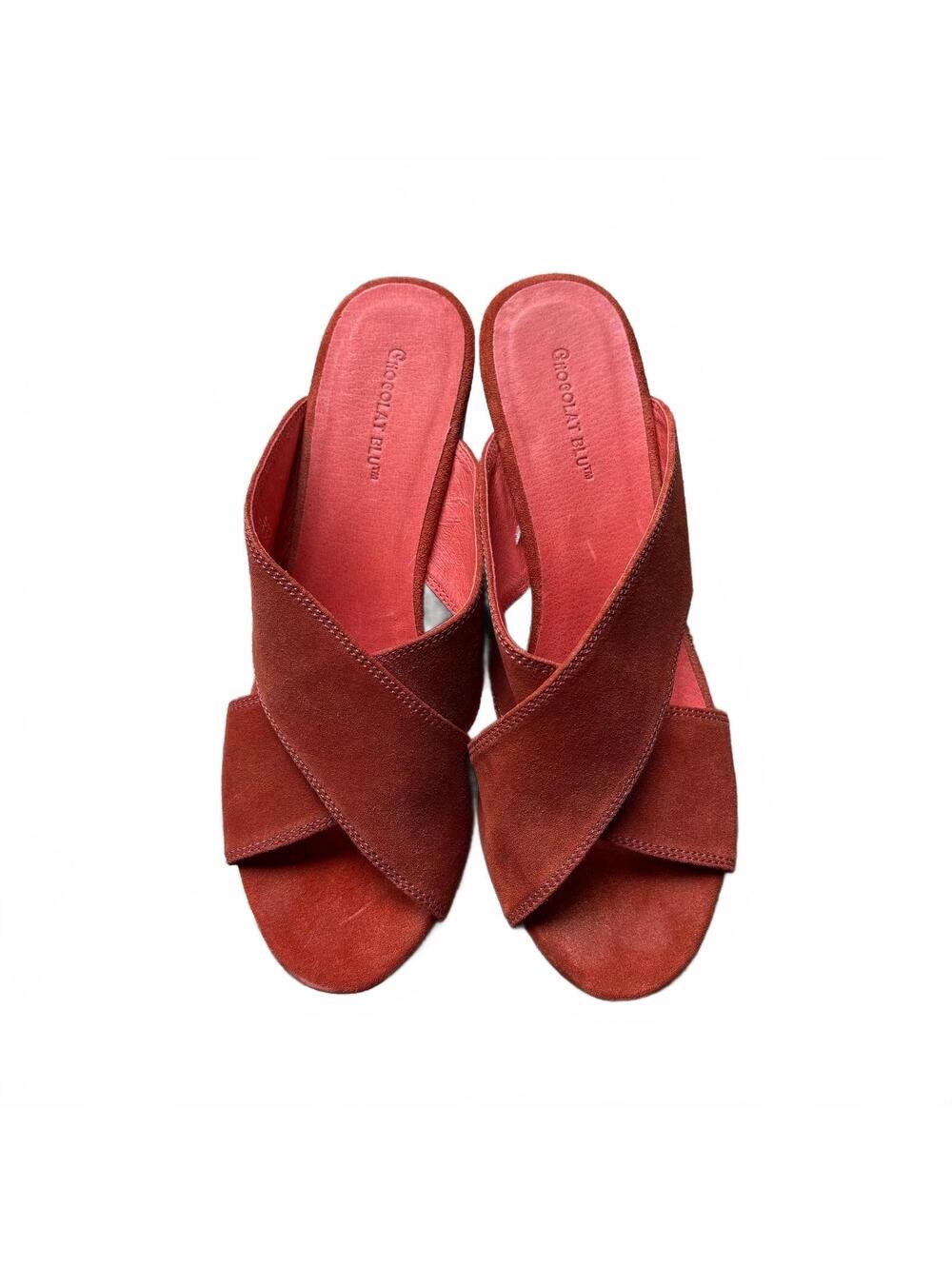 70s BOHO REAL LEATHER PLATFORMS Size 11